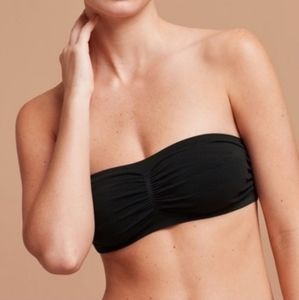 👙 Black Bandeau Adjustable Bra